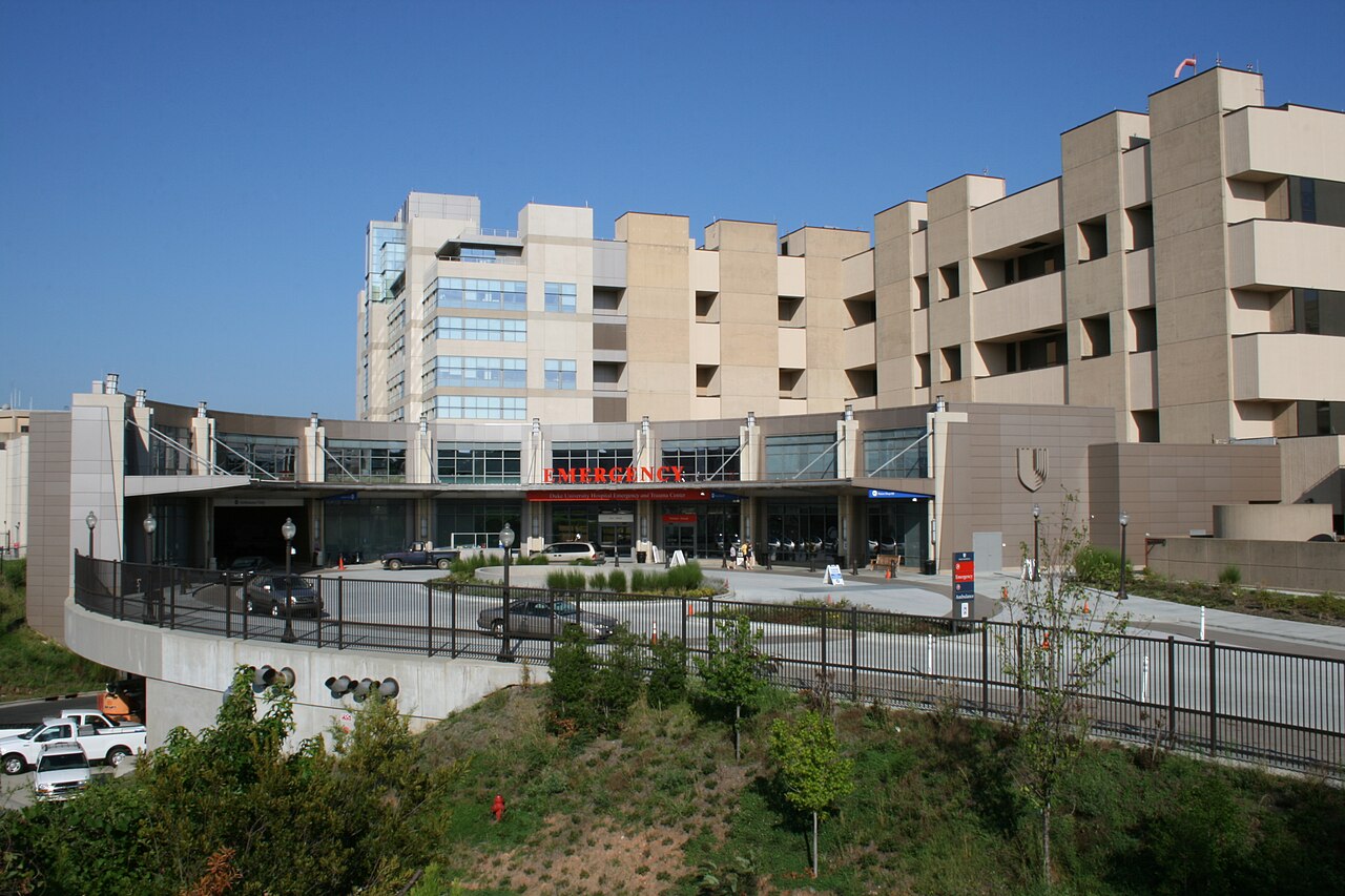 Duke University Hospital Emergency and Trauma Center in Durham, NC