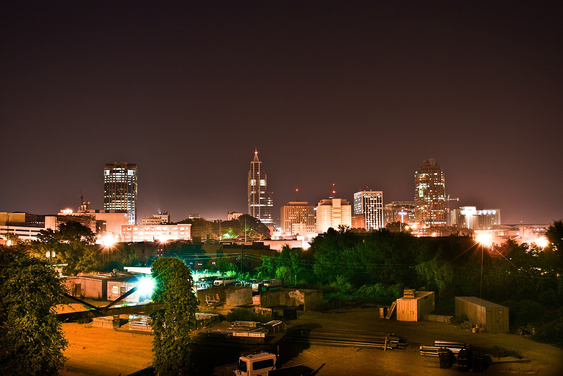 Downtown Raleigh skyline, North Carolina